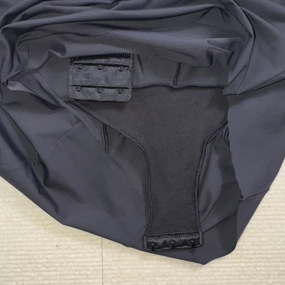 2-Maidenform Shapewear Slip Dress Tan/Black Bodysuit Stretch Multiway Strap XL - Picture 3 of 8